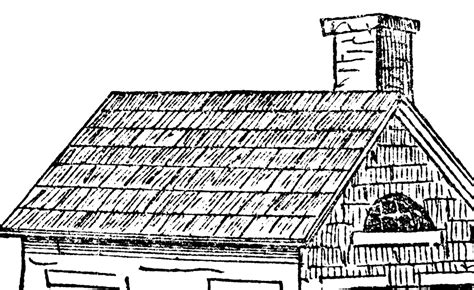 rooftop clip art black and white